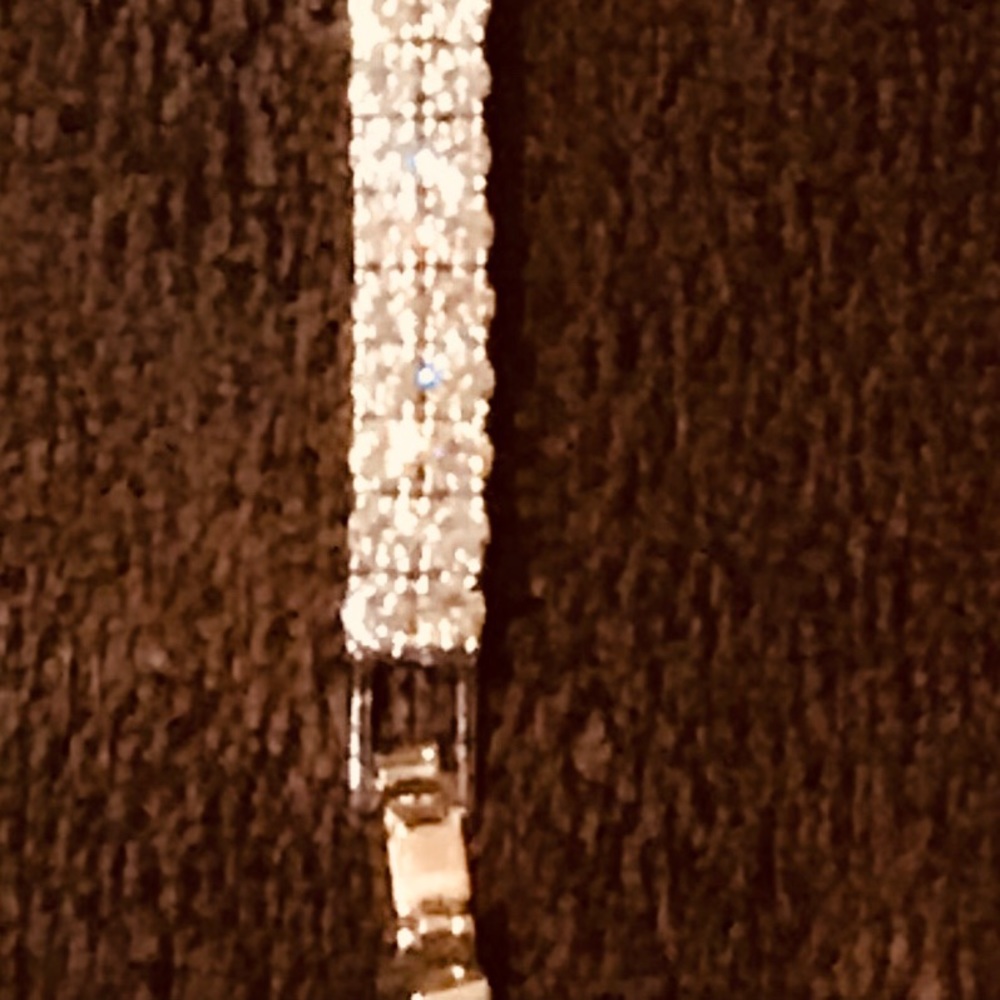 Costume jewelry tennis bracelet